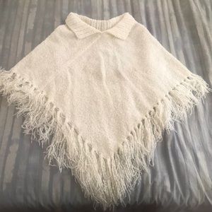 Shawl, cover, wrap, white,